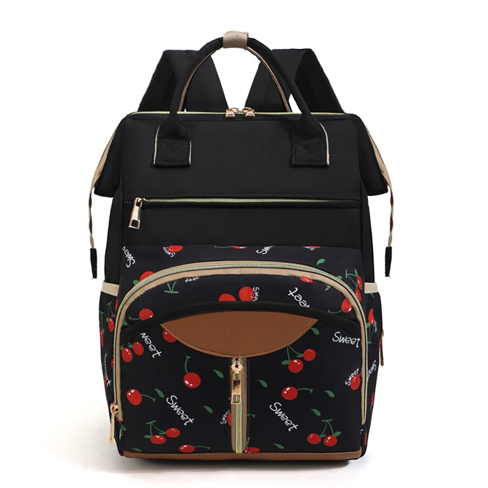 ママバッグ ブルーチェリー 多層収納 クイックグラブ 紛失防止・盗難防止 ママと赤ちゃんのための良いもの 収納