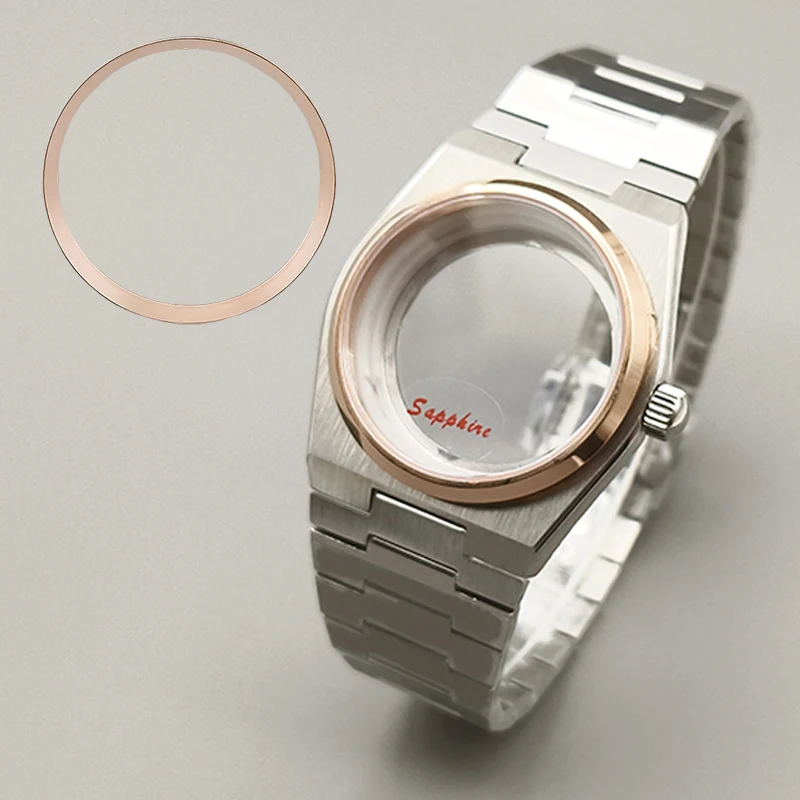 Mod 40 مللي متر PRX سوبر لاعب ساعة الياقوت الزجاج يناسب NH35 NH36 7S26 4R ساعة يد تعمل بالحركة الظل الداخلي مزيج تجديد أجزاء