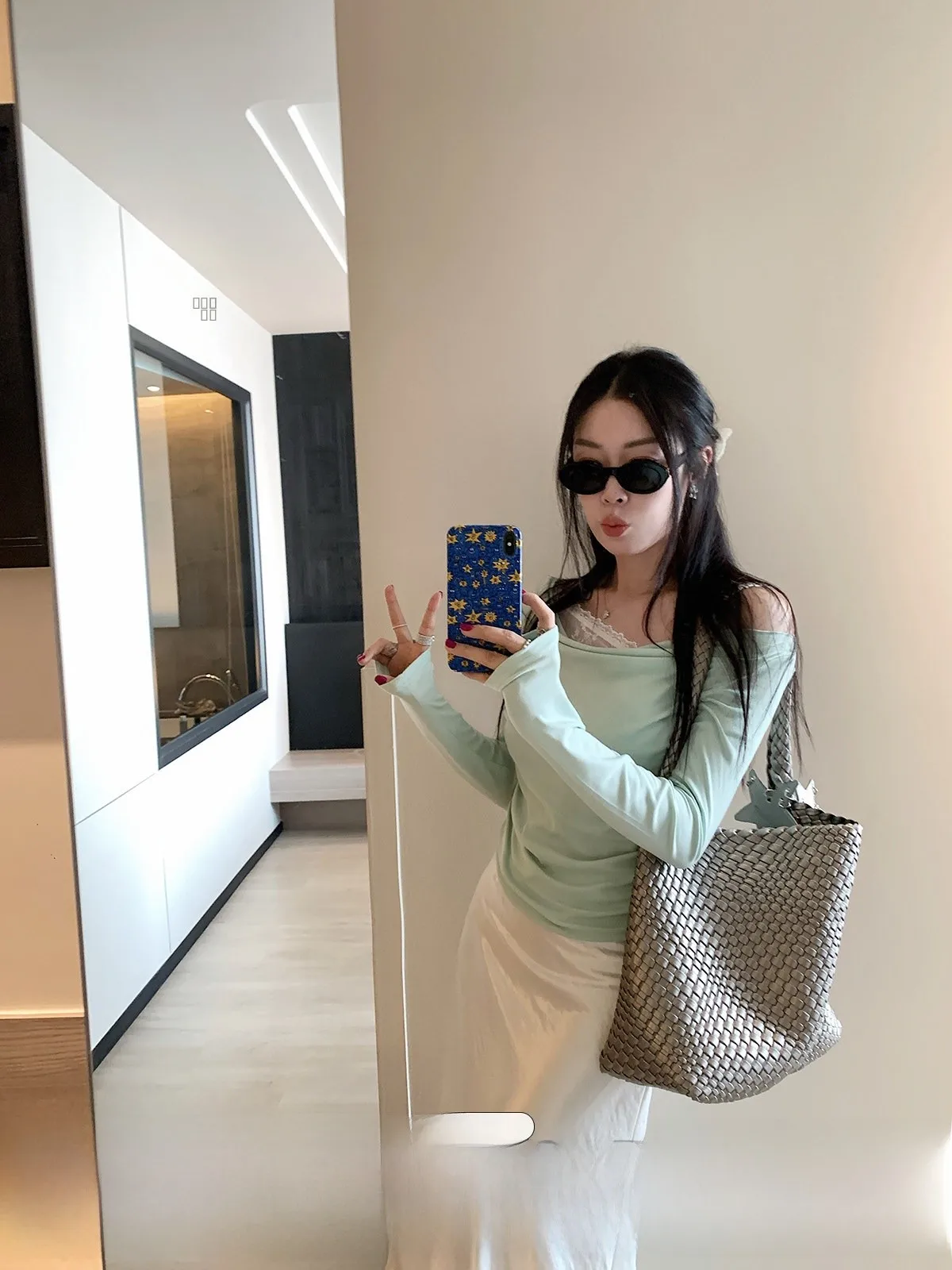 

Женская летняя футболка Stberry Jump с кружевными вставками, дышащая, с длинным рукавом, облегающая, цветная, сексуальная, для похудения