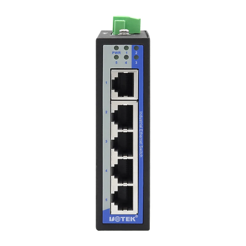 UOTEK-conmutador Ethernet no gestionado, transmisión de datos fiable, 5 puertos, 100M, UT-6405CA