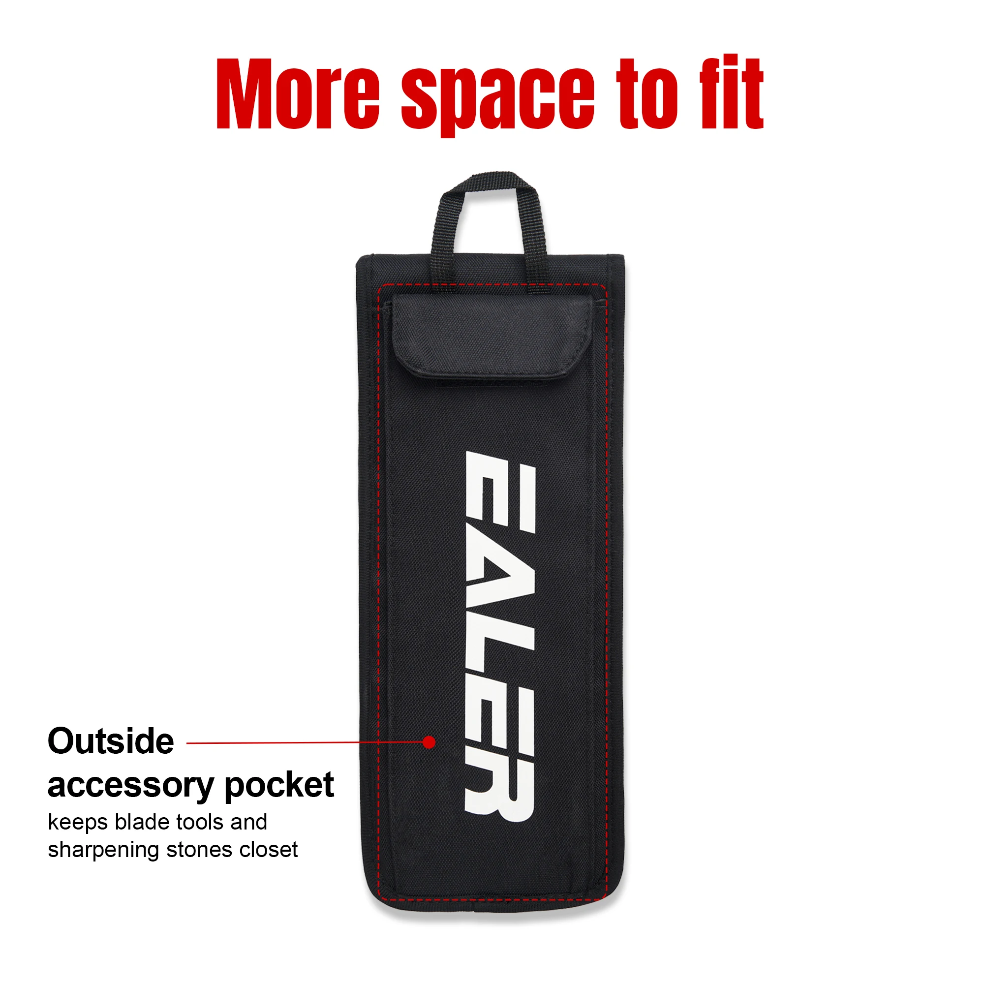 EALER Ice Hockey Skate Blade Protector Portable Anti-Rust Steel Storage Carry Bag