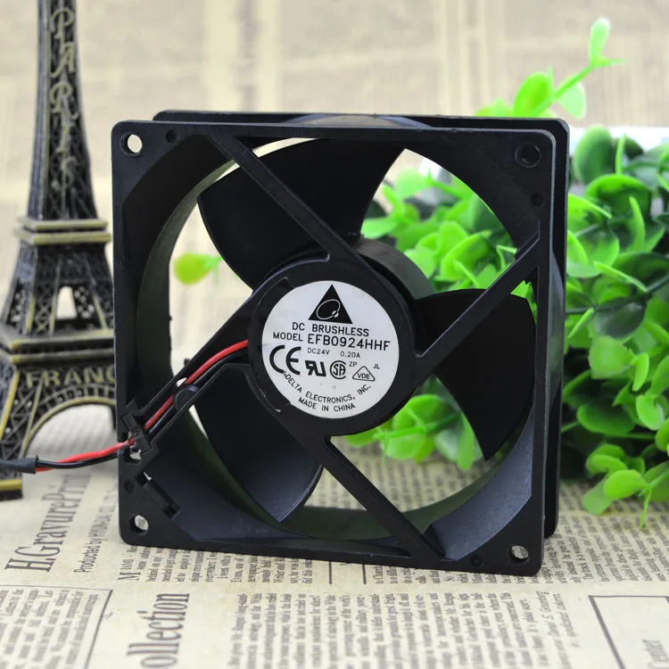 جديد الأصلي EFB0924HHF DC24V 0.20A 9032 90*90*32 مللي متر 9 سنتيمتر مروحة التبريد
