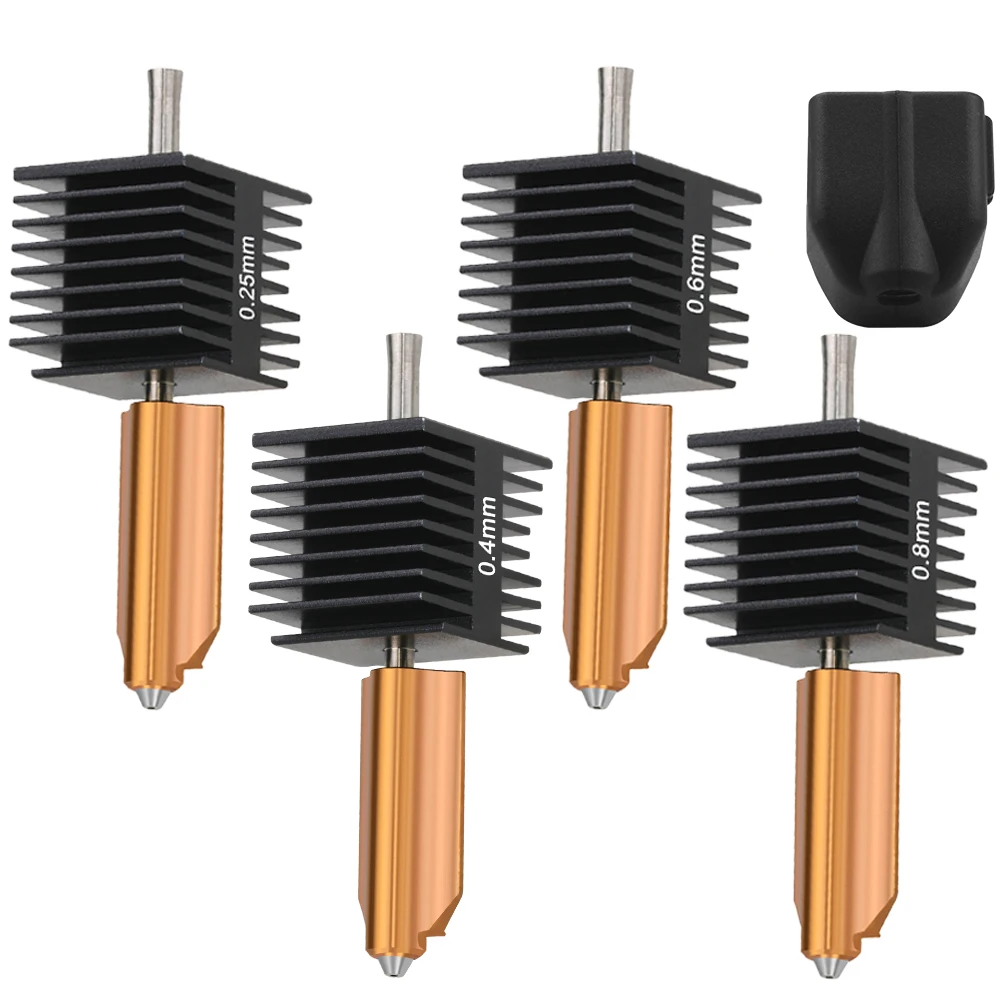 Verbessertes Hotend-Kit für Flashforge AD5X 0,25/0,4/0,6/0,8mm Einteilige Bimetall-Düse Hot-End-Kit für AD5X 3D-Drucker-Zubehör – Detail 7