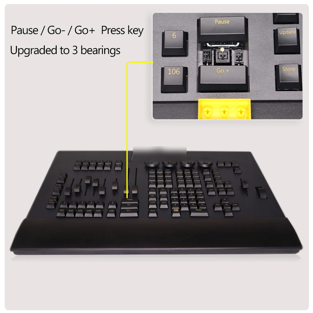 أضواء المسرح لوحدة التحكم بجناح القيادة MA2 مع وحدة تحكم إضاءة DJ لحقيبة الطيران لضوء غسيل شعاع الرأس المتحرك DJ Disco