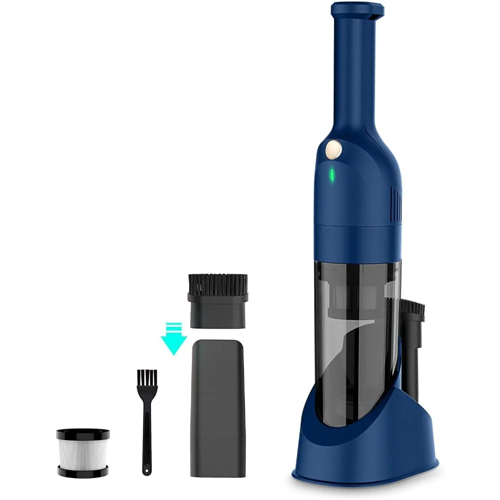 

Handheld Vacuum Cordless, Rechargeable Car Vacuum Cleaner with 30 Mins Runtime, Mini Hand Vacuum with 10000 Pa Powerful Suction,