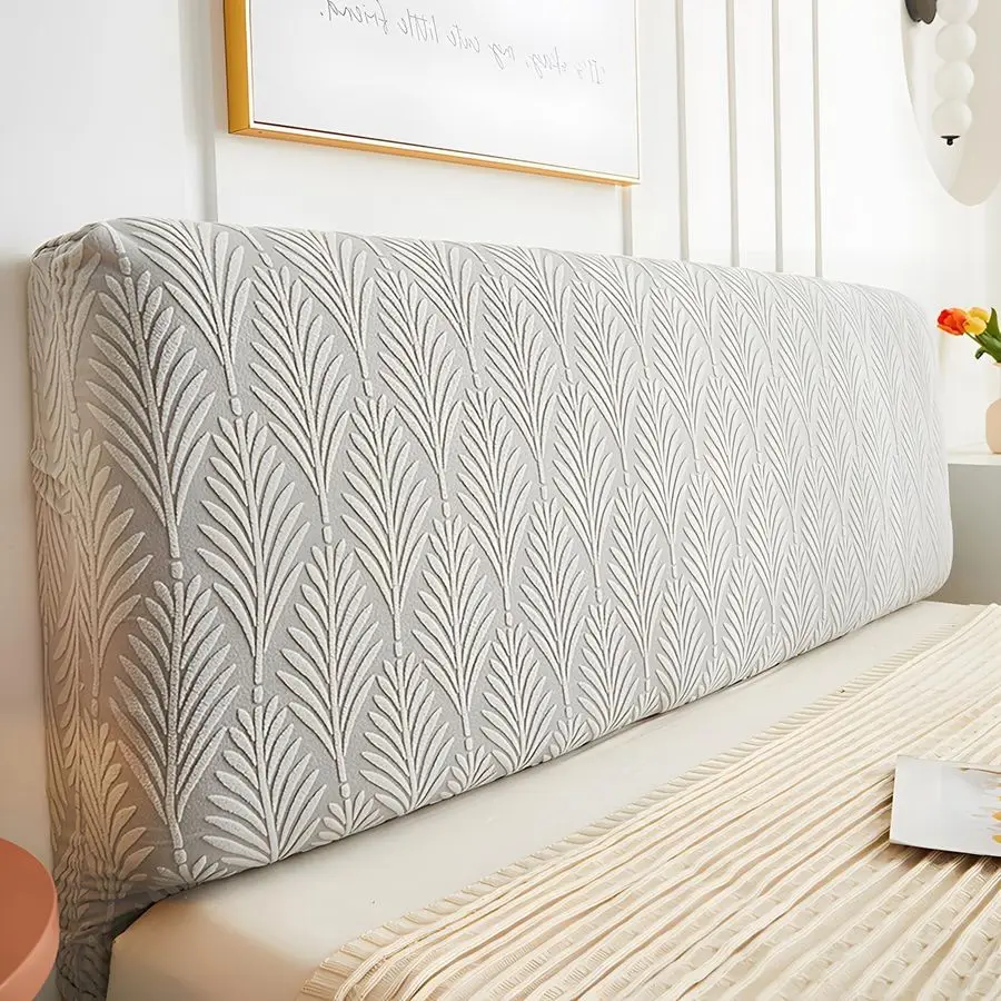 

Stretch Headboard Covers for Queen Cal King Size Bed Headboard Slipcover, Jacquard Bed Head Cover Dustproof Protector Cover for