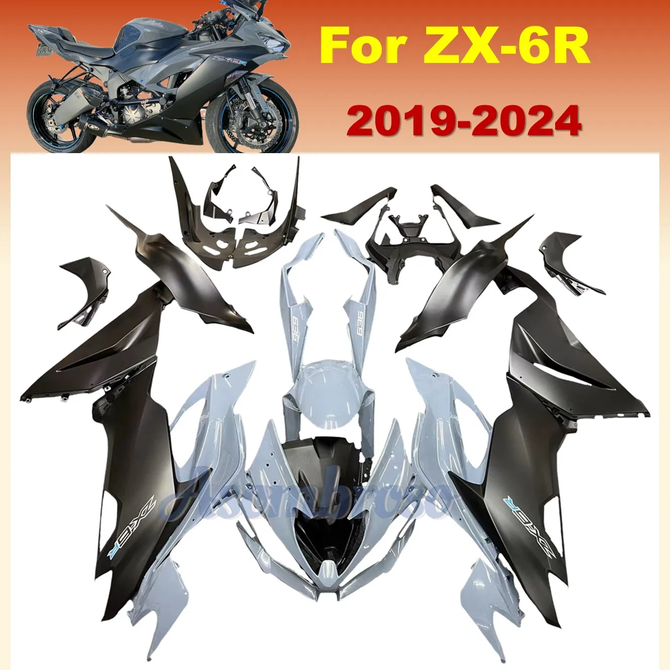 Full Fairing Kit for Kawasaki ZX-6R 2019-2024