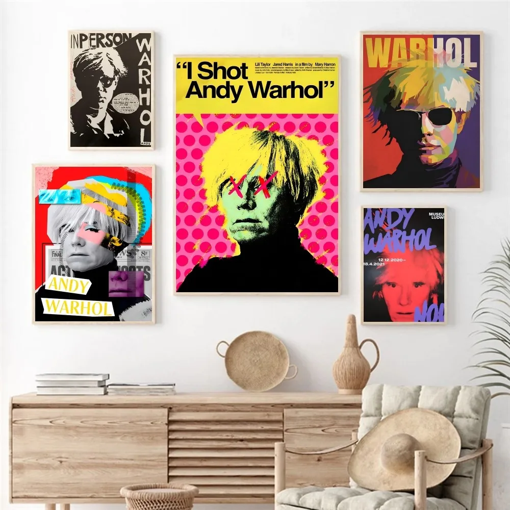 Singer A-Andy Warhol Poster Paper Print Home Living Room Bedroom Entrance Bar Cafe Art Painting Decoration