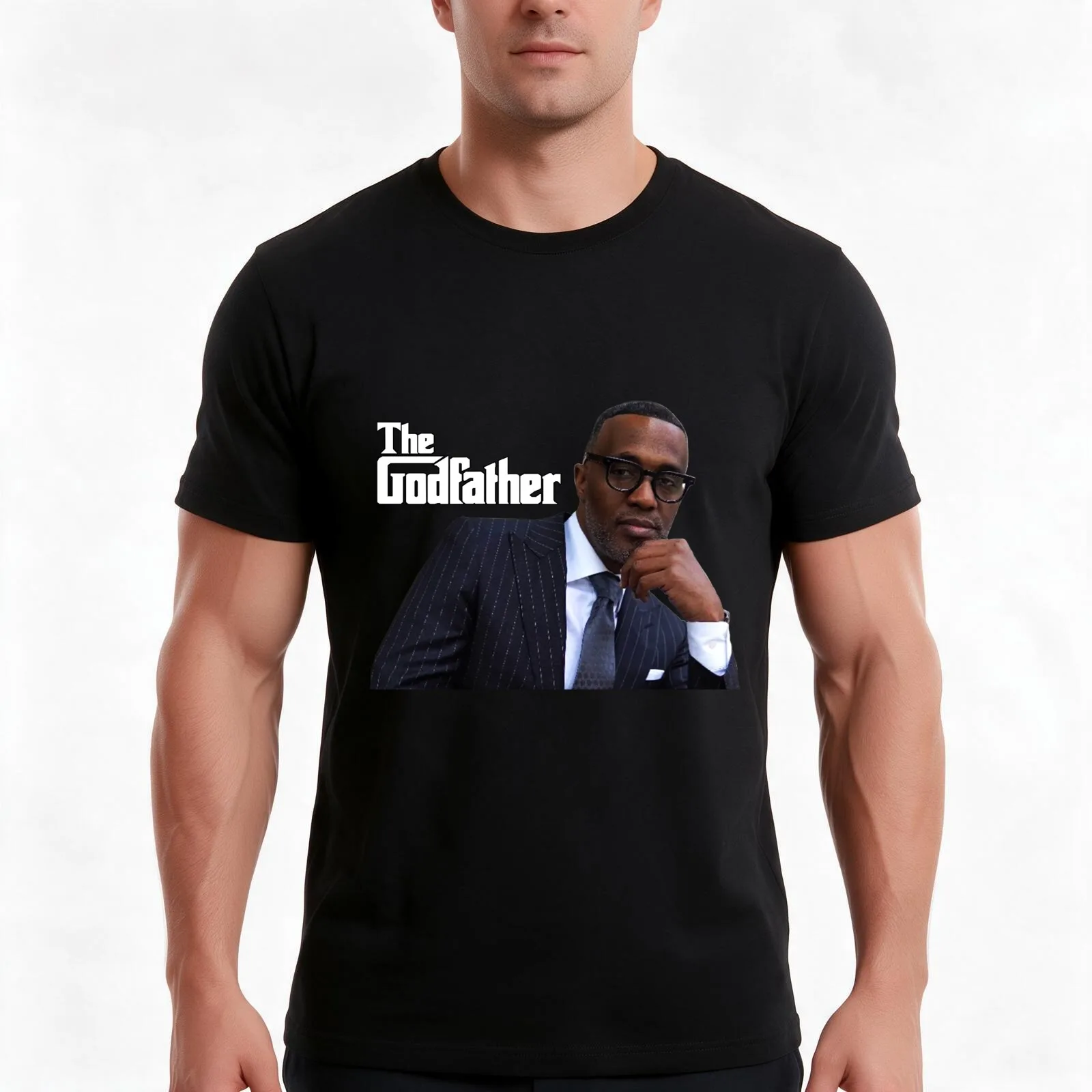 Kevin Samuels - The Godfather - Memorial shirt RIP to the legend! T-Shirt, Summer Casual Cotton Tee, Oversized Streetwear Tops
