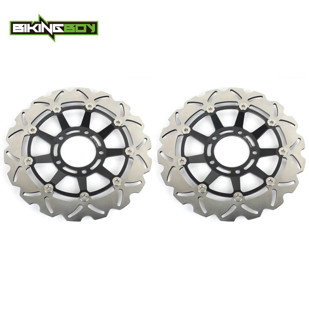 BIKINGBOY For Tiger 1050 SE / ABS 10 11 12 13 Tiger 1050 / ABS 08-14 09 Speed Triple 1050 05 06 07 Front Brake Discs Disks Rotor