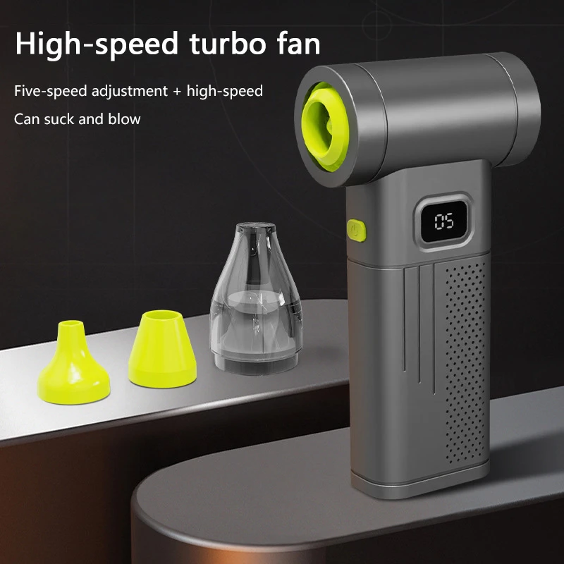 مروحة تربو محمولة للغاية بقدرة 6000 مللي أمبير في الساعة محرك لاسلكي لتدفق هواء قوي مثالي مثل منفاخ خارجي ومروحة صغيرة ومنظف غبار #6