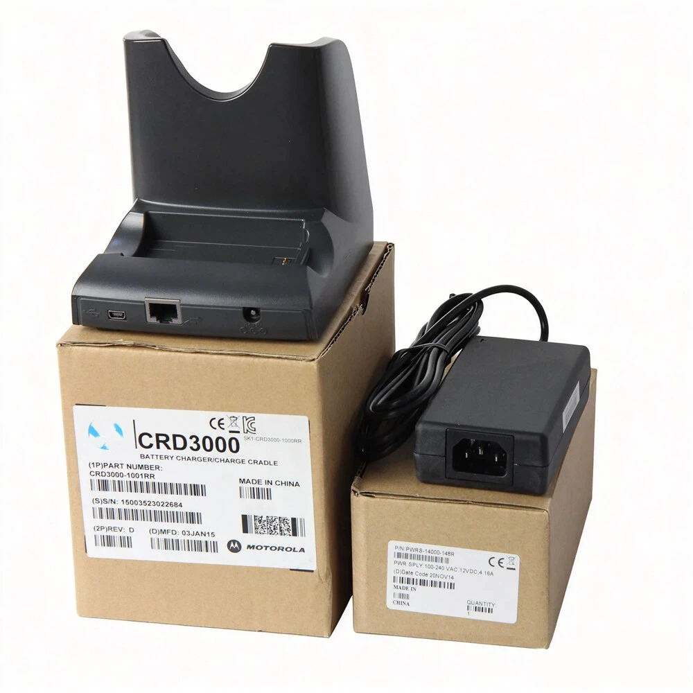 NEW CRD3000-1001RR CRD3000 USB Cradle Charger With Power And Cords  for MC3090 MC3070 MC3190 MC32N0 MC3000