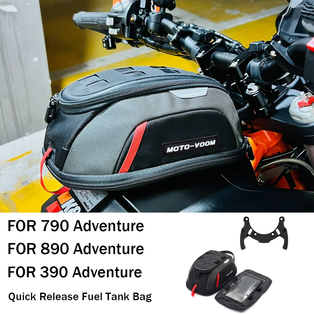 

For KTM 790 Adv 890 Adv 390 ADV R Motorcycle Quick Release Fuel Tank Bag Waterproof Quick Release Motorcycle Accessories