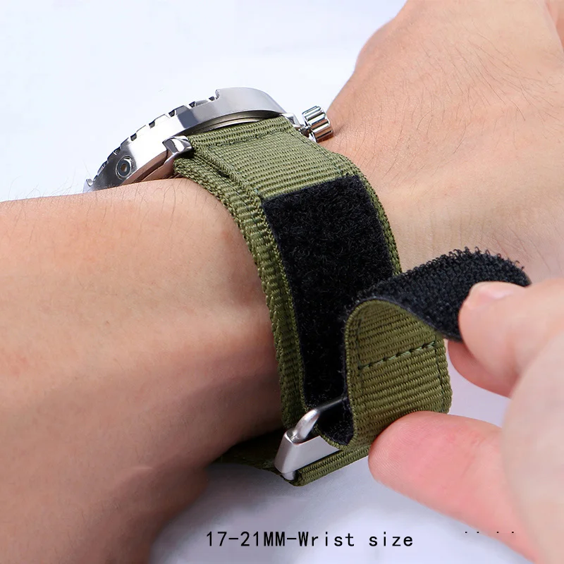 Nylonowy pasek do zegarka do Panerai Breitling Bell & Ross zagęszczony męski nylonowy pasek do zegarka Breitling Breitling pasek tkany 22mm 24mm