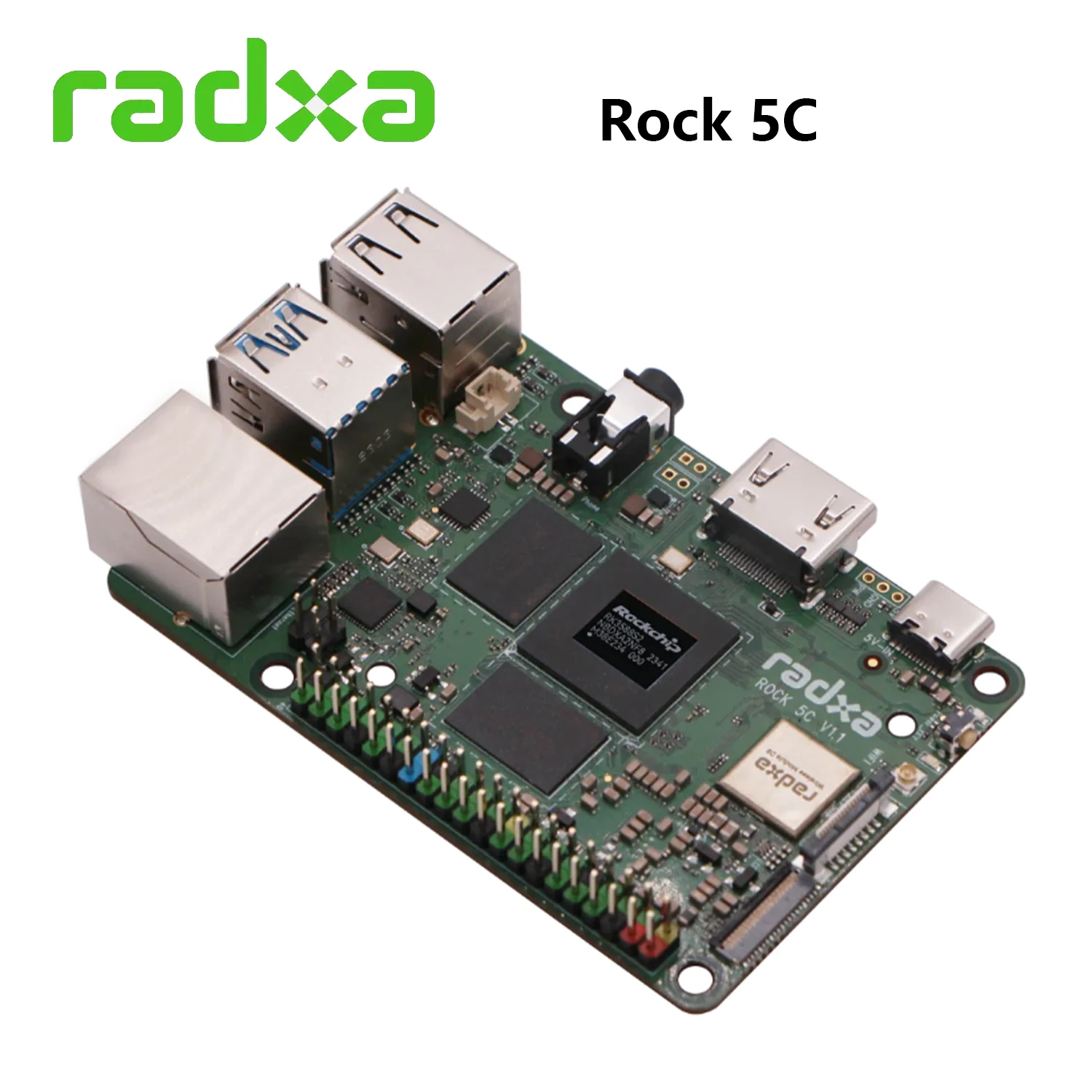 Imagem -06 - Radxa-placa de Desenvolvimento de Computador Placa Única Rock 5c Rockchip Rk3588s2 Rk3582 8k