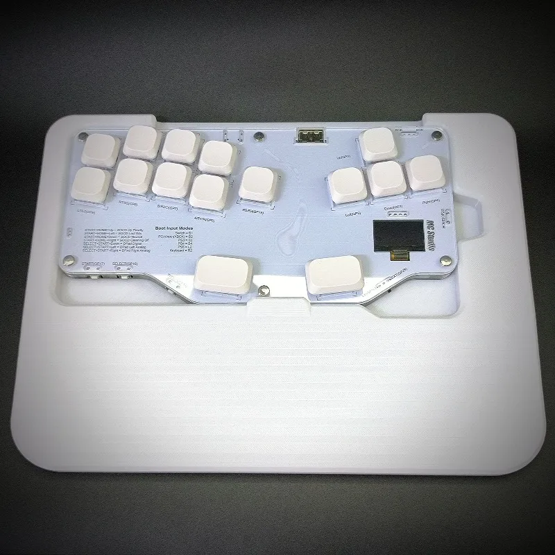 

White Keyboard Wrist Rest PETG Frosted Acrylic 3D Printing Hand Rest for Gaming and Office Mechanical Keyboard Accessories Gift
