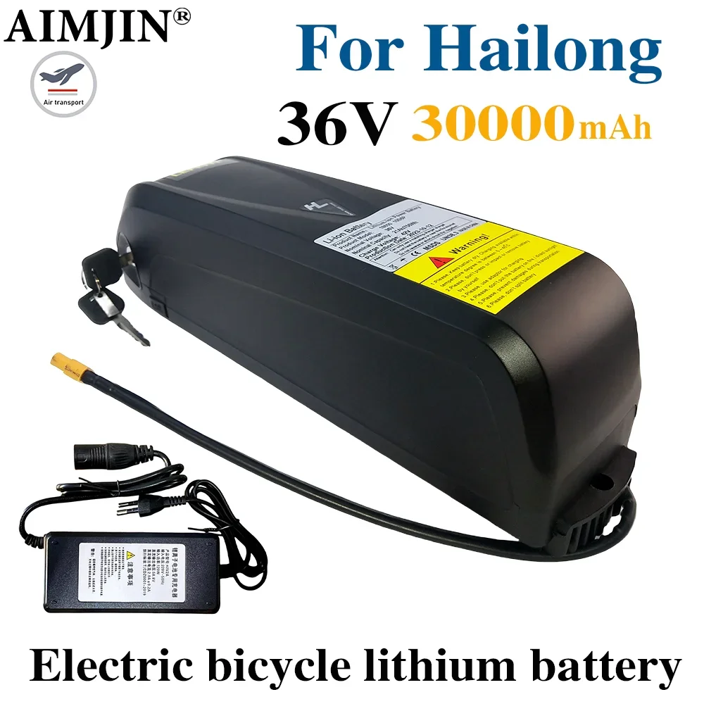 

E-bike Battery Hailong 36 30Ah/30000mAh 18650 Electric Bike Batteria for 500W 750W 1000W 2000W Motor