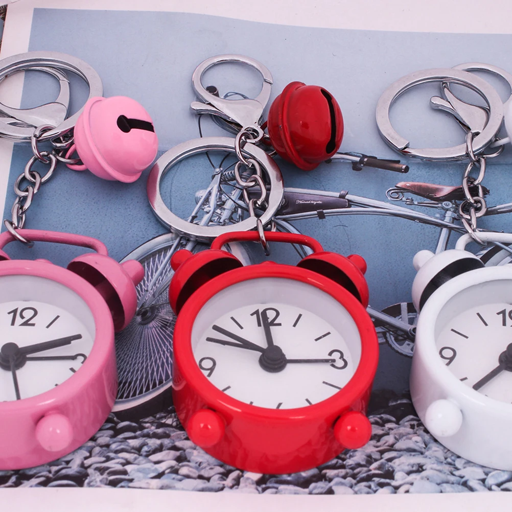 

Mini Alarm Keychain Cute Tiny Key Ring Creative Watch Digital Household Decorative Key Pendant Gifts Fashion Accessories