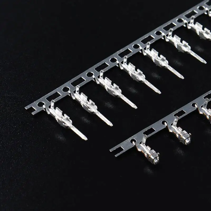 100 Stück XH/XHB2.54 Stecker- und Buchsenverbinder, Kaltcrimp-Stecker XH aus Phosphorkupfer – Detail 2