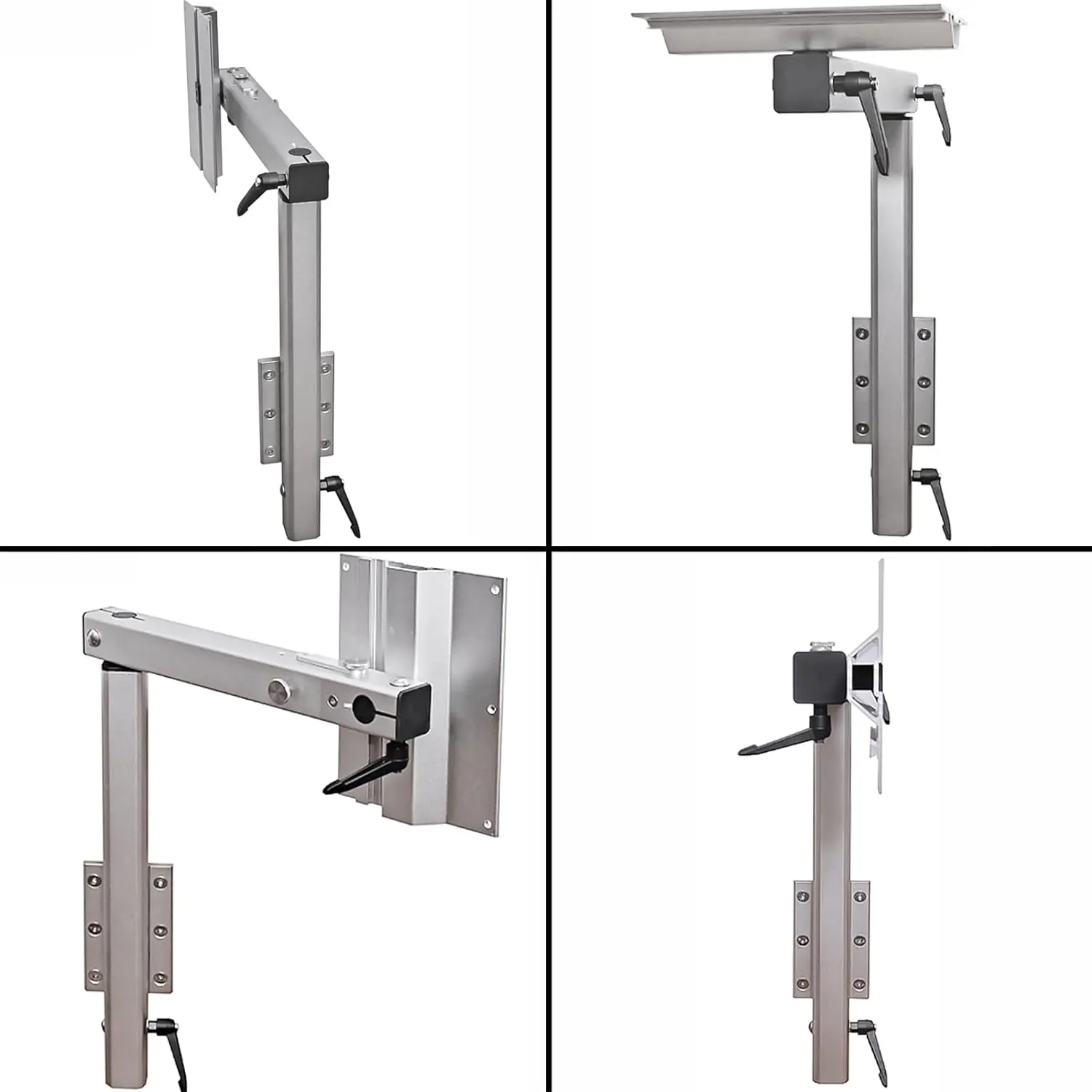 

Premium Aluminum Alloy RV Table Leg Bracket - High Interior Folding Table Top with 360 Degrees Swivels for Enhanced Stability