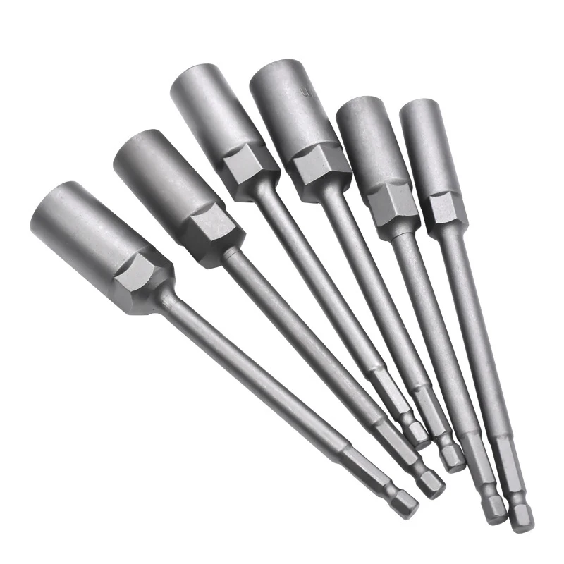 

Length 150mm Hexagon socket bit nut driver for electric drill impact driver hand drill tool depth 30mm