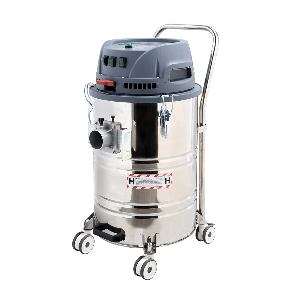

Factory Sale 70L Industrial Vacuum Cleaner for Metal Dust HEPA Stainless Steel 220V Vacuum Cleaning Machine for Workshop