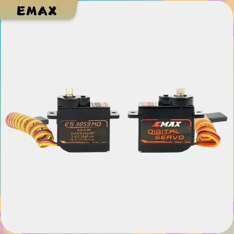 อีแม็กซ์ รุ่นใหม่ ES3059MD ตัวกระตุ้นดิจิตอลโลหะ 12 กรัม สำหรับโมเดล RC และหุ่นยนต์ ตัวกระตุ้น PWM