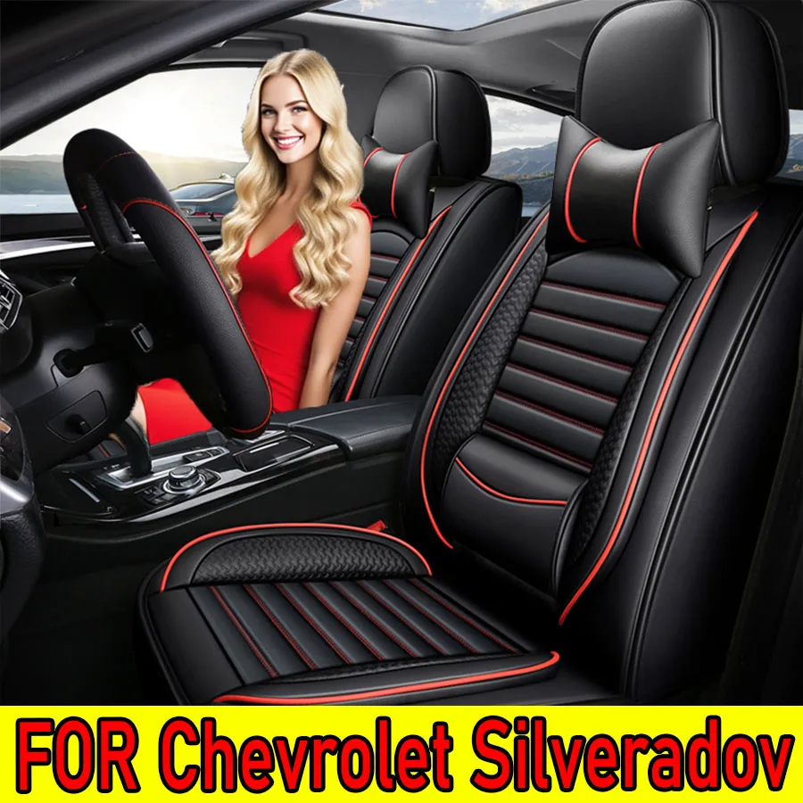 

Waterproof PU Leather Car Seat Protectors | Secure Fit for Most Cars, Waist Cushion Included for Support