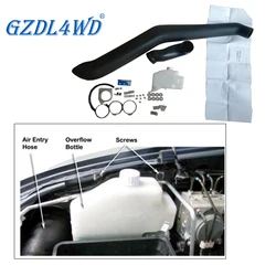 4x4 Air Intake Snorkel Kit For L200 Triton 06-15 with BOTTLE RADIATOR OVERFLOW