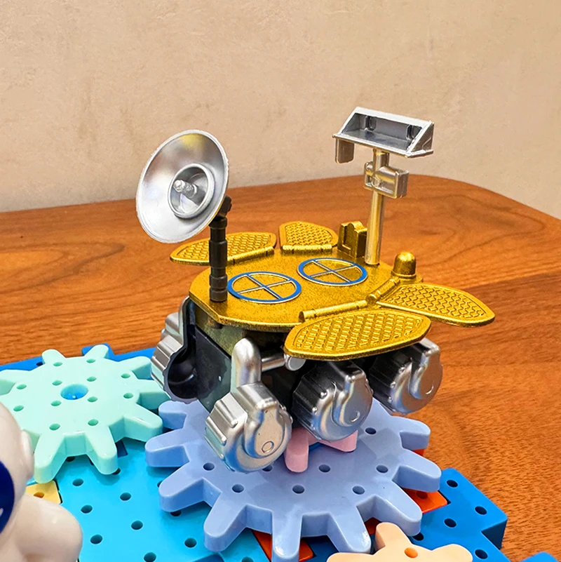 Klocki konstrukcyjne z dużymi cząsteczkami Dinozaur Wiatrak Gear Klocki konstrukcyjne Plac zabaw 2 w 1 Elektryczne nauki i edukacje dla dzieci