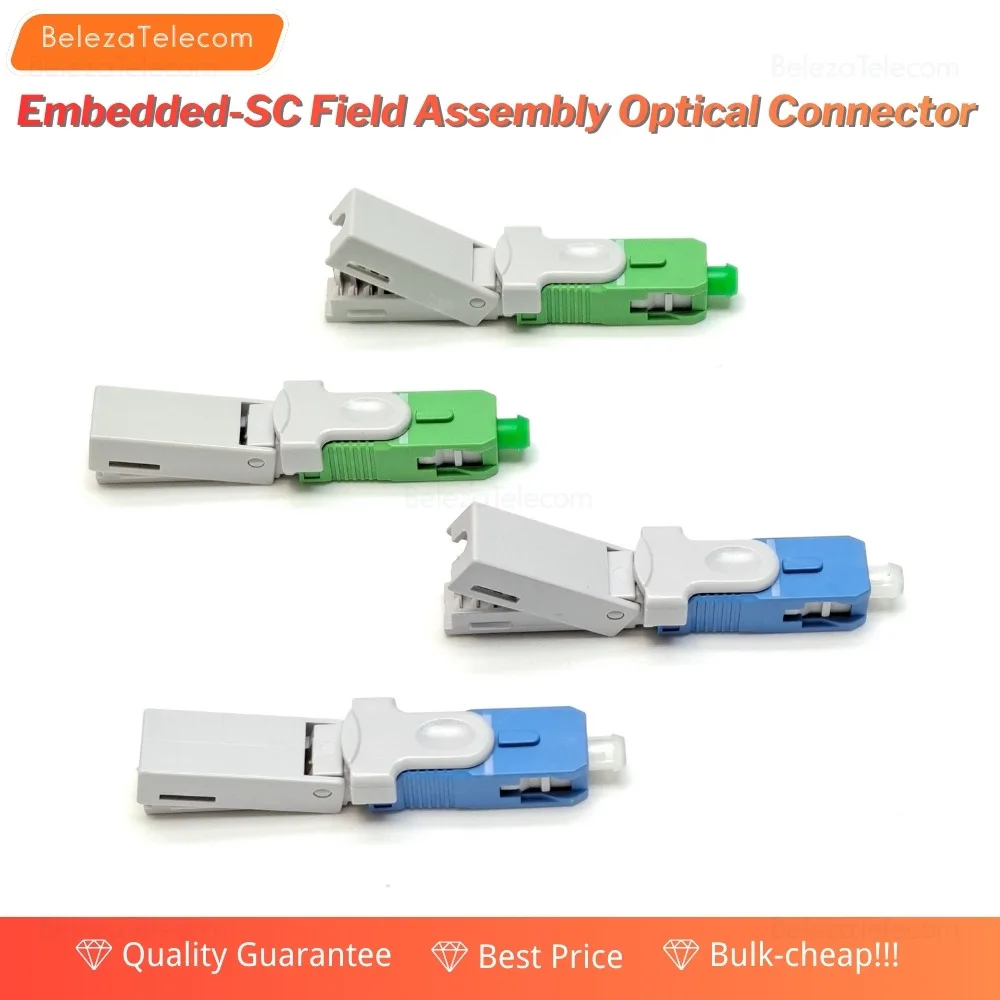 

Полевые быстрые разъемы SC/APC для комплекта FTTH, 100 шт., с бесплатной доставкой