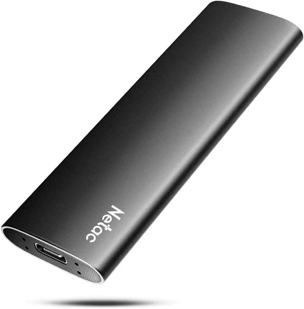 

2TB Portable SSD USB 3.2 Gen 2 Type-C External Solid State Drive for File Storage Business Travel Rapid Read Write Slim