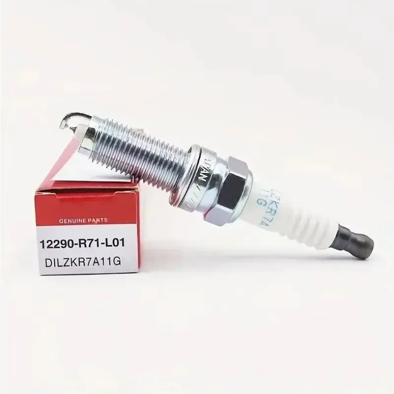 

4-6PCS 12290-R71-L01 DILZKR7A11G Dual Iridium Spark Plug For Honda Accord Odyssey Pilot Acura 3.5L 12290R71L01 DILZKR7A-11G