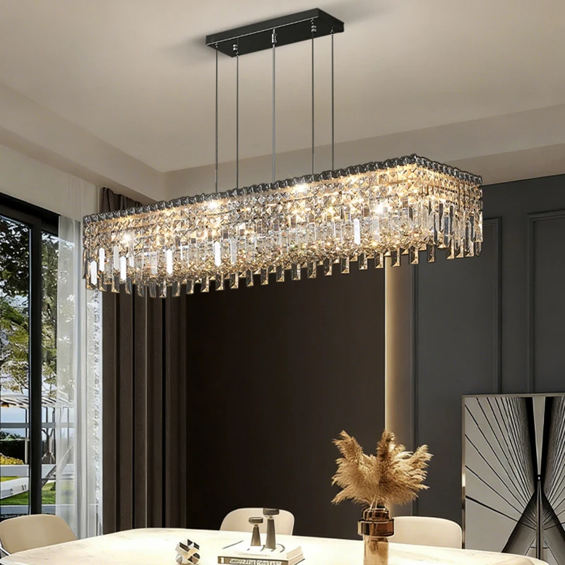 

home decorationPendant lights, luxury crystal living room chandelier, dining room Pendant lamp, ceiling light, indoor lighting