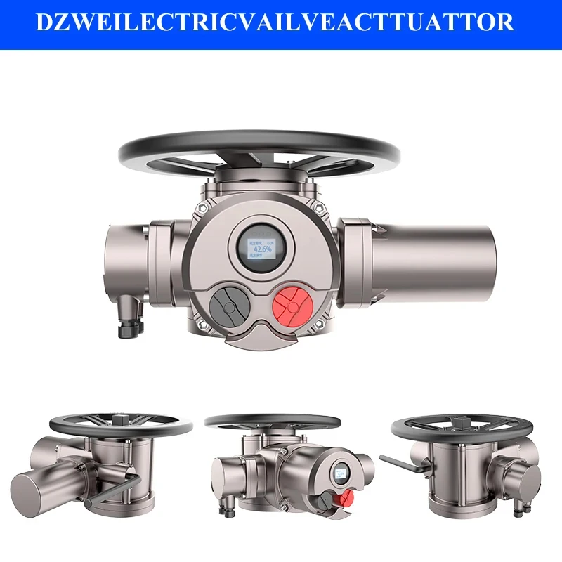 Modulating ligent Multi Turn Actuator 4 20mA Feedback Flow Control Valve
