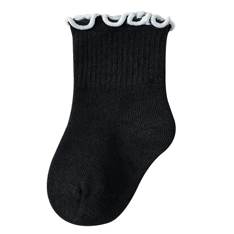 جوارب Lawadka Beauty للأطفال البنات جوارب قطنية ناعمة للأطفال للفتيات جورب أطفال أنيق للربيع والخريف لعمر 0-12 سنة