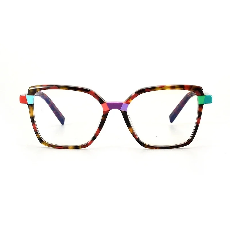 Belight Optical Vintage Cat Eye Shape Colorful Acetate Handmade Retro Eyeglasses Frame Prescription Lens 253