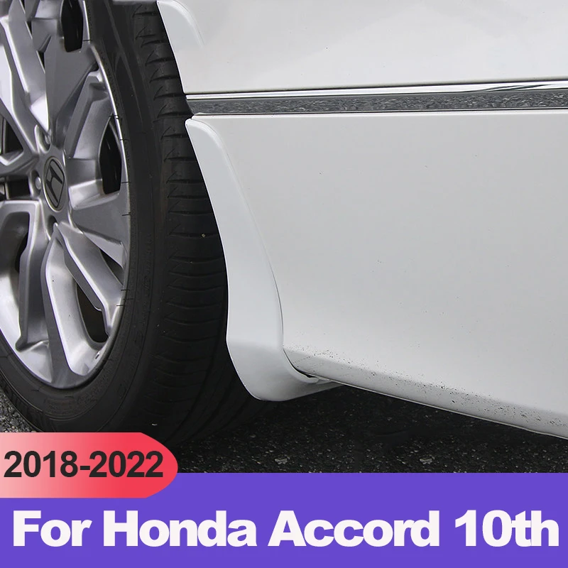 For Honda Accord X 10th 10 Gen 2018 2019 2021 2022 Mud Flaps Mudguards Splash Guards Front Rear Wheels Fender Flare Accessories