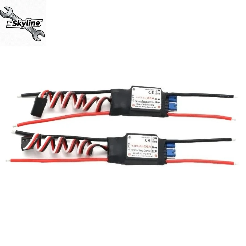 20A/30A Brushed Speed Controller – 2-3S 1A/5V BEC for Airplane Model Toys (370/380/390/280/270)