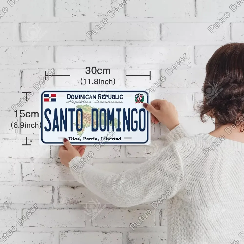 High - Quality Exclusive Vintage Car Number Metal Sign - Stylish Countries Licenses Plate Design for Garage, Auto Shop Wall
