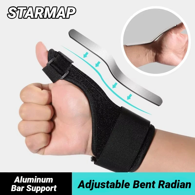 Medical Wrist Thumb Hand Support Protector Steel Splint Stabiliser Arthritis Carpal Tunnel Finger Brace Guard for Tenosynovitis