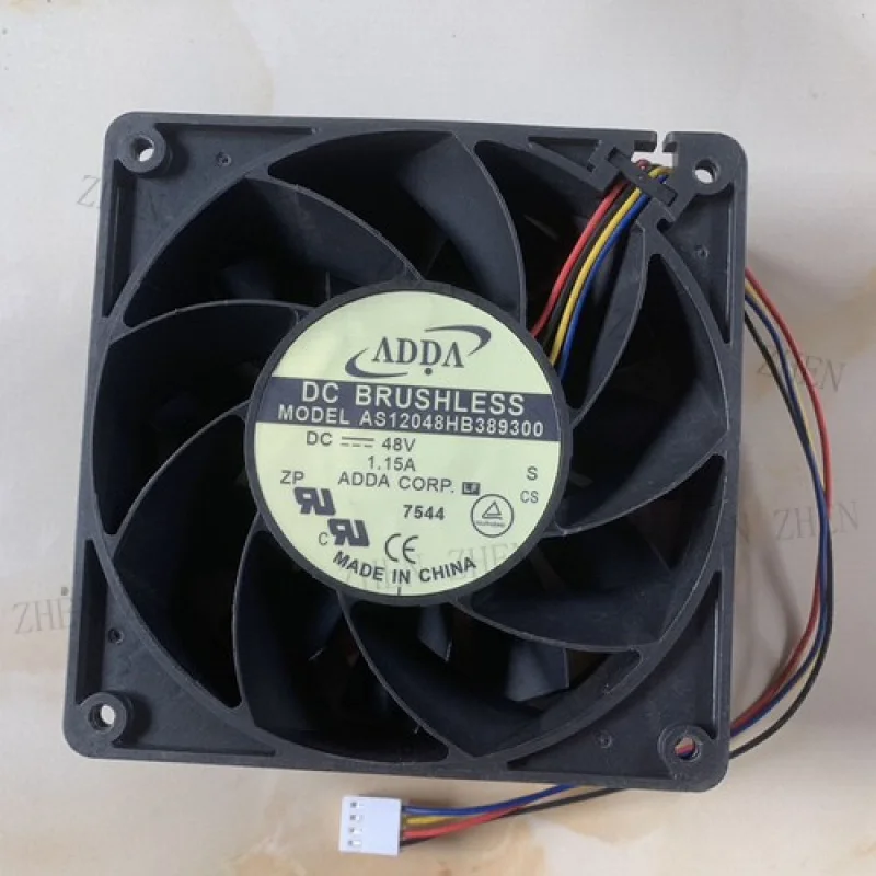 

Y 1PCS New for ADDA AS12048HB389300 DC48V 1.15A 4-Wire Axial Cooling Fan # QW.