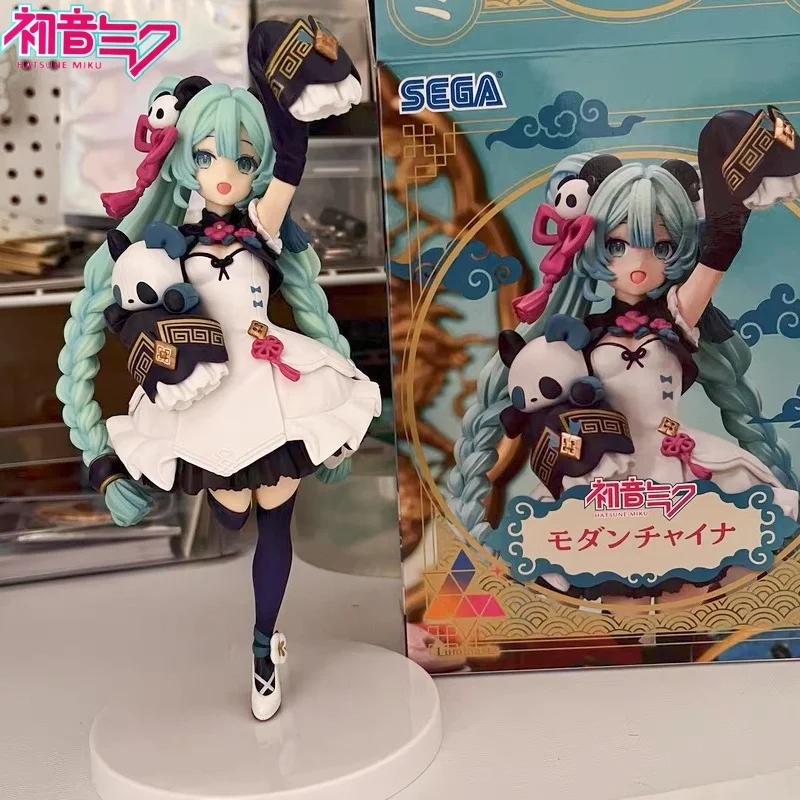 

Оригинальная фигурка в наличии Sega Spm Luminasta Miku Hatsune Miku Аниме Фигурки игрушки для детей подарок Коллекционная модель статуя украшения подарки