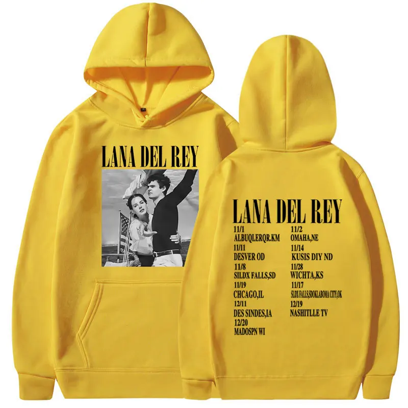 Fashion Lana Del Rey Hoodies Printed Men Woman Oversized Y2k Hoodie Streetwear Sweatshirts Harajuku Pullovers Unisex Clothing