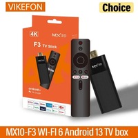 New MX10-F3 Product H313 Four core WiFi6 Bluetooth 5.0 Support 8K H313 Android 13.0 2+16GB 4+32GB 4+64GB Tv stick box
