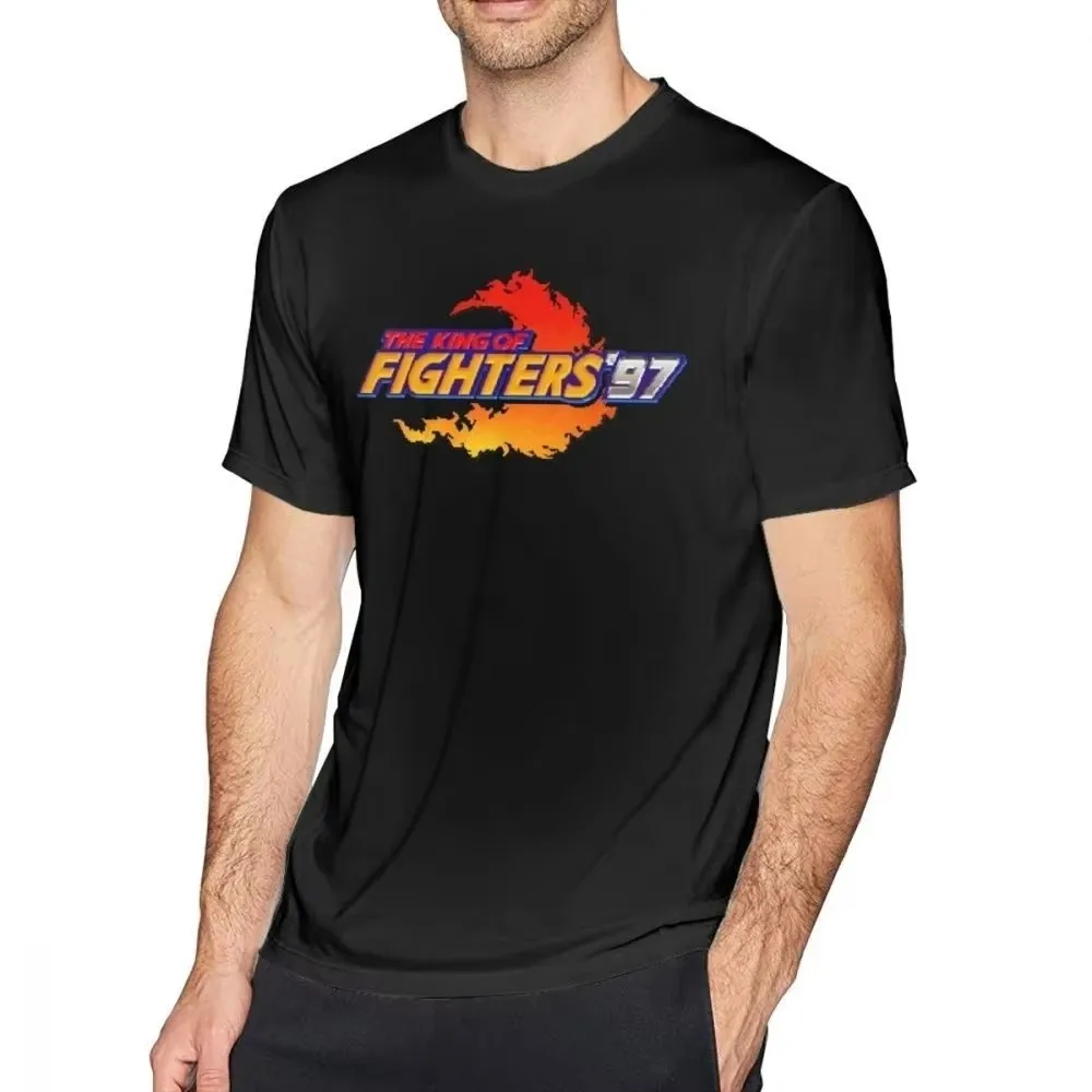 

D The King of Fighters 97 Neo Geo Title Screen T-shirt Men's Pattern T-shirt Casual Super T-shirt