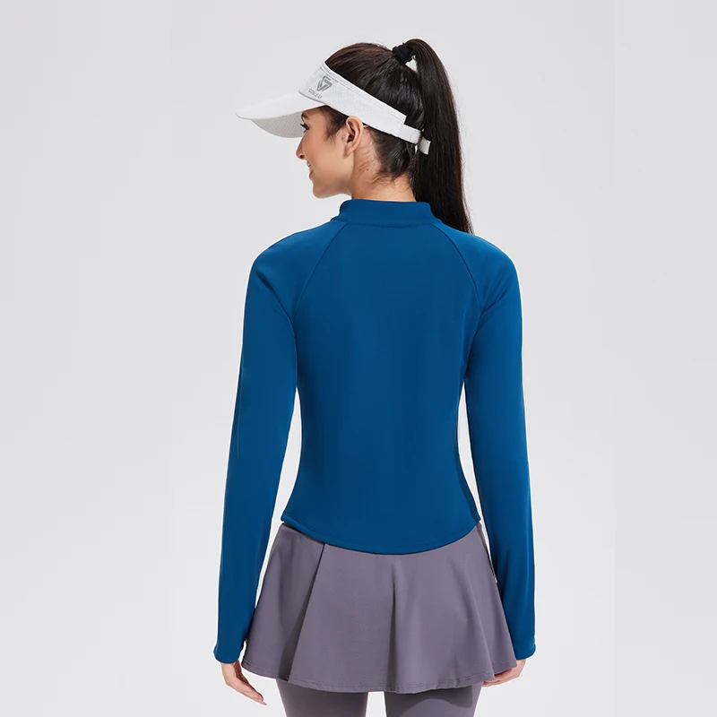 Fleece New In Coats & Jackets Women Zip Fitness Yoga Shirt Winter Warm Gym Tops Running Workout Long Sleeve Sports Jacket