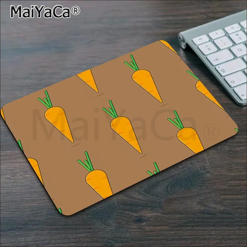 Cute carrots paint Mousepad 25x29cm Small Table Mat Student Mousepad Computer Keyboard Pad Games Desk Mat for PC Gamer Mousemat