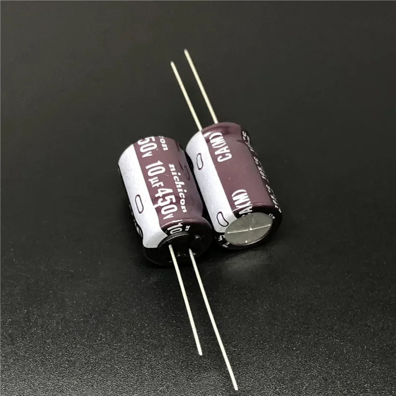 

10pcs/100pcs 10uF 450V Japan NICHICON CA Series 12.5x20mm High ripple current Long Life 450V10uF Aluminum Electrolytic Capacitor