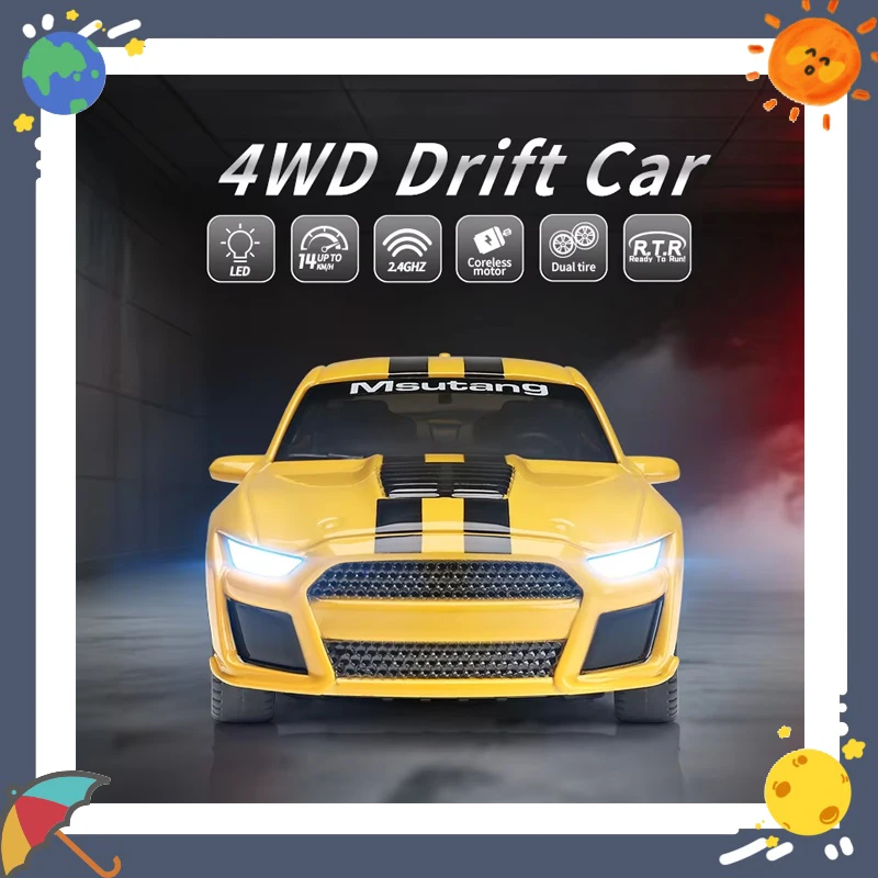 

Миниатюрный радиоуправляемый дрифт-автомобиль K4308, электрический полноприводный гоночный автомобиль для соревнований, игрушка для детей, трансграничный новый продукт